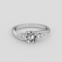1.02 Ct. White Sapphire Ring, Silver 1
