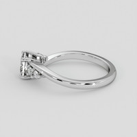 1.02 Ct. White Sapphire Ring, Silver 4
