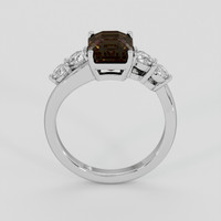 3.15 Ct. Color Change Sapphire Ring, Silver 3