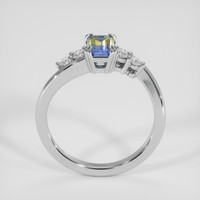0.79 Ct. Bi Color Sapphire Ring, Silver 3