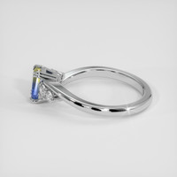 0.79 Ct. Bi Color Sapphire Ring, Silver 4