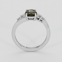 1.34 Ct. Alexandrite Ring, 10K White Gold 3