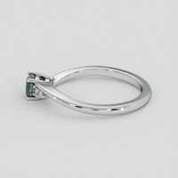 0.71 Ct. Alexandrite Ring, 10K White Gold 4