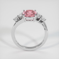 2.07 Ct. Padparadscha Sapphire Ring, 10K White Gold 3
