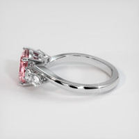 2.07 Ct. Padparadscha Sapphire Ring, 10K White Gold 4