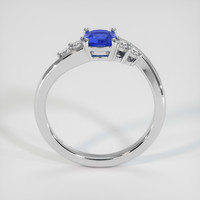 0.81 Ct. Blue Sapphire Ring, 10K White Gold 3