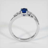 0.98 Ct. Sapphire Ring, 14K White Gold 3