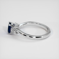 0.98 Ct. Sapphire Ring, 14K White Gold 4