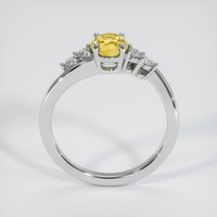 0.92 Ct. Bi Color Sapphire Ring, 14K White Gold 3