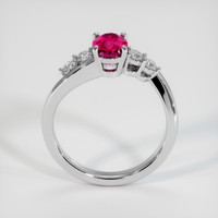 1.28 Ct. Ruby Ring, 14K White Gold 3