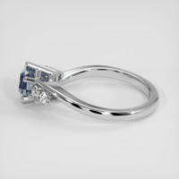 1.14 Ct. Bi Color Sapphire Ring, 14K White Gold 4