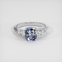1.82 Ct. Sapphire Ring, 14K White Gold 1