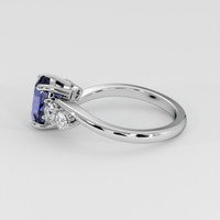 1.94 Ct. Blue Sapphire Ring, 14K White Gold 4