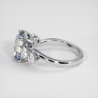 3.07 Ct. Bi Color Sapphire Ring, 14K White Gold 4