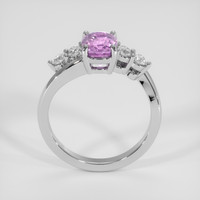 1.59 Ct. Pinkish Purple Sapphire Ring, 14K White Gold 3