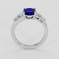 2.21 Ct. Blue Sapphire Ring, 14K White Gold 3