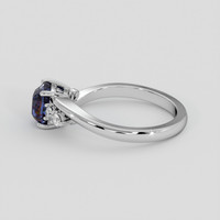 2.03 Ct. Blue Sapphire Ring, 14K White Gold 4