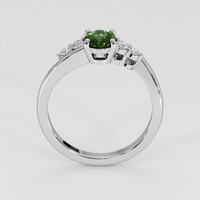 0.77 Ct. Bi Color Sapphire Ring, 14K White Gold 3