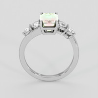 2.70 Ct. Bi Color Tourmaline Ring, 18K White Gold 3