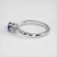 0.49 Ct. Sapphire Ring, 18K White Gold 4