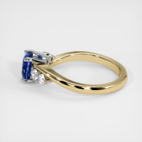 1.30 Ct. Sapphire Ring, 14K White & Yellow 4