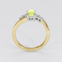0.71 Ct. Gemstone Ring, 18K White & Yellow 3