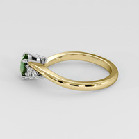 0.77 Ct. Bi Color Sapphire Ring, 18K White & Yellow 4