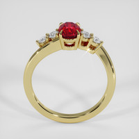1.07 Ct. Ruby Ring, 10K Yellow Gold 3