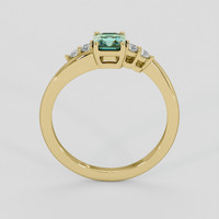 1.09 Ct. Bi Color Sapphire Ring, 10K Yellow Gold 3