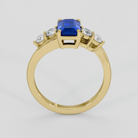1.70 Ct. Blue Sapphire Ring, 10K Yellow Gold 3