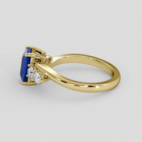 1.70 Ct. Blue Sapphire Ring, 10K Yellow Gold 4