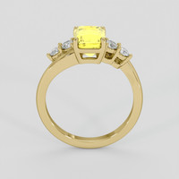 2.11 Ct. Yellow Sapphire Ring, 10K Yellow Gold 3