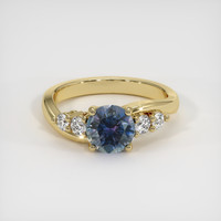 1.56 Ct. Sapphire Ring, 14K Yellow Gold 1