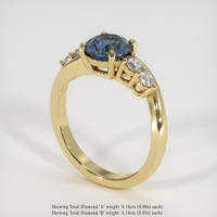1.56 Ct. Sapphire Ring, 14K Yellow Gold 2