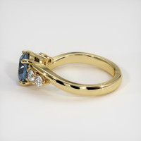 1.56 Ct. Sapphire Ring, 14K Yellow Gold 4