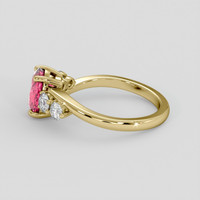 1.72 Ct. Pink Tourmaline Ring, 14K Yellow Gold 4