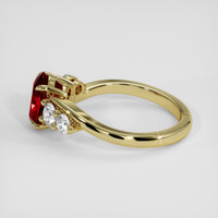 1.67 Ct. Ruby Ring, 14K Yellow Gold 4
