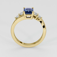 1.22 Ct. Bi Color Sapphire Ring, 14K Yellow Gold 3