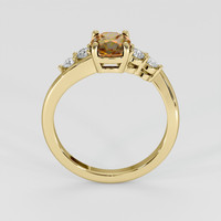 1.27 Ct. Bi Color Sapphire Ring, 14K Yellow Gold 3