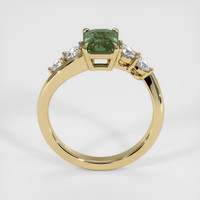1.74 Ct. Green Sapphire Ring, 14K Yellow Gold 3