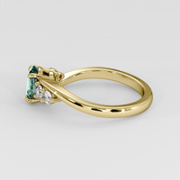 1.02 Ct. Bi Color Sapphire Ring, 14K Yellow Gold 4