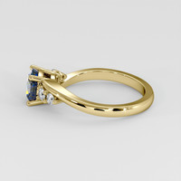 1.09 Ct. Bi Color Sapphire Ring, 14K Yellow Gold 4