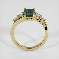 1.63 Ct. Green Sapphire Ring, 14K Yellow Gold 3
