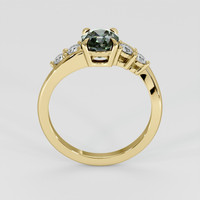 1.54 Ct. Bi Color Sapphire Ring, 14K Yellow Gold 3
