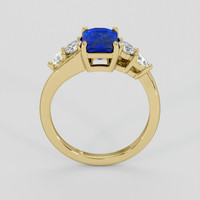 2.01 Ct. Color Change Sapphire Ring, 14K Yellow Gold 3