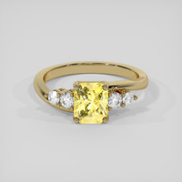 2.11 Ct. Yellow Sapphire Ring, 14K Yellow Gold 1
