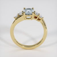 1.64 Ct. Greenish Blue Sapphire Ring, 14K Yellow Gold 3