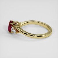 1.07 Ct. Ruby Ring, 18K Yellow Gold 4