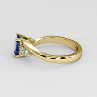 1.22 Ct. Bi Color Sapphire Ring, 18K Yellow Gold 4
