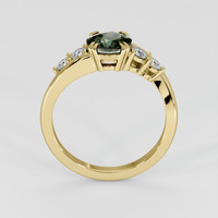 1.10 Ct. Color Change Sapphire Ring, 18K Yellow Gold 3